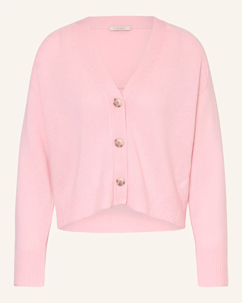 lilienfels Strickjacke aus Cashmere Rosa