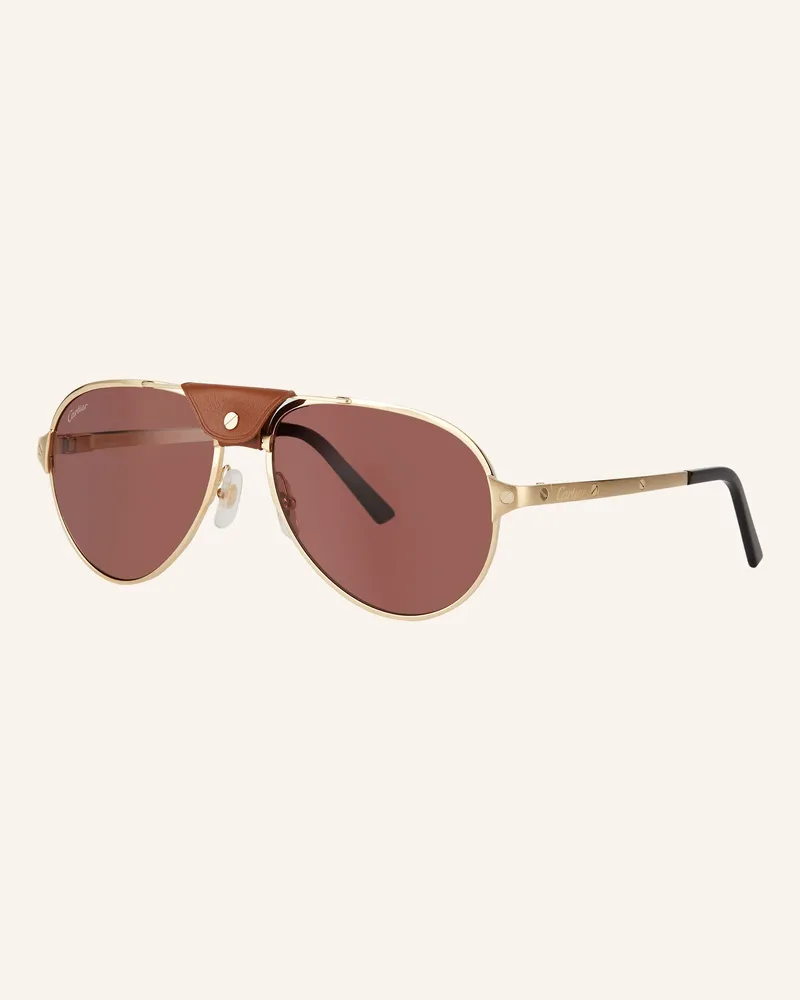Cartier Sonnenbrille ct0034s gold 2300u1