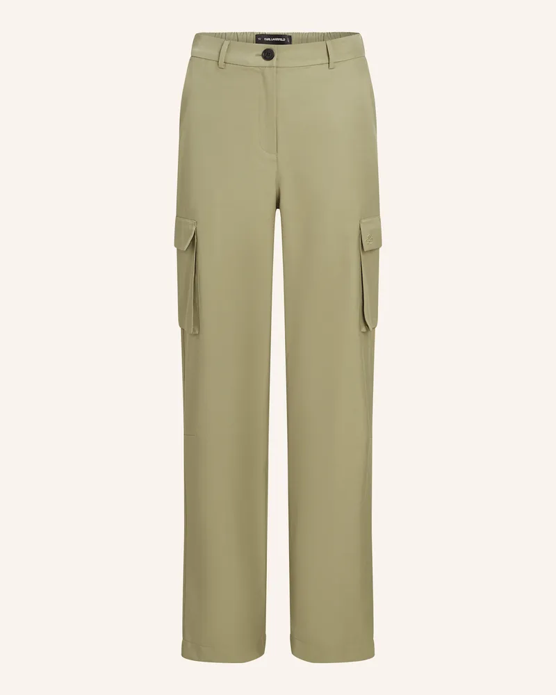 Karl Lagerfeld Hose Grün