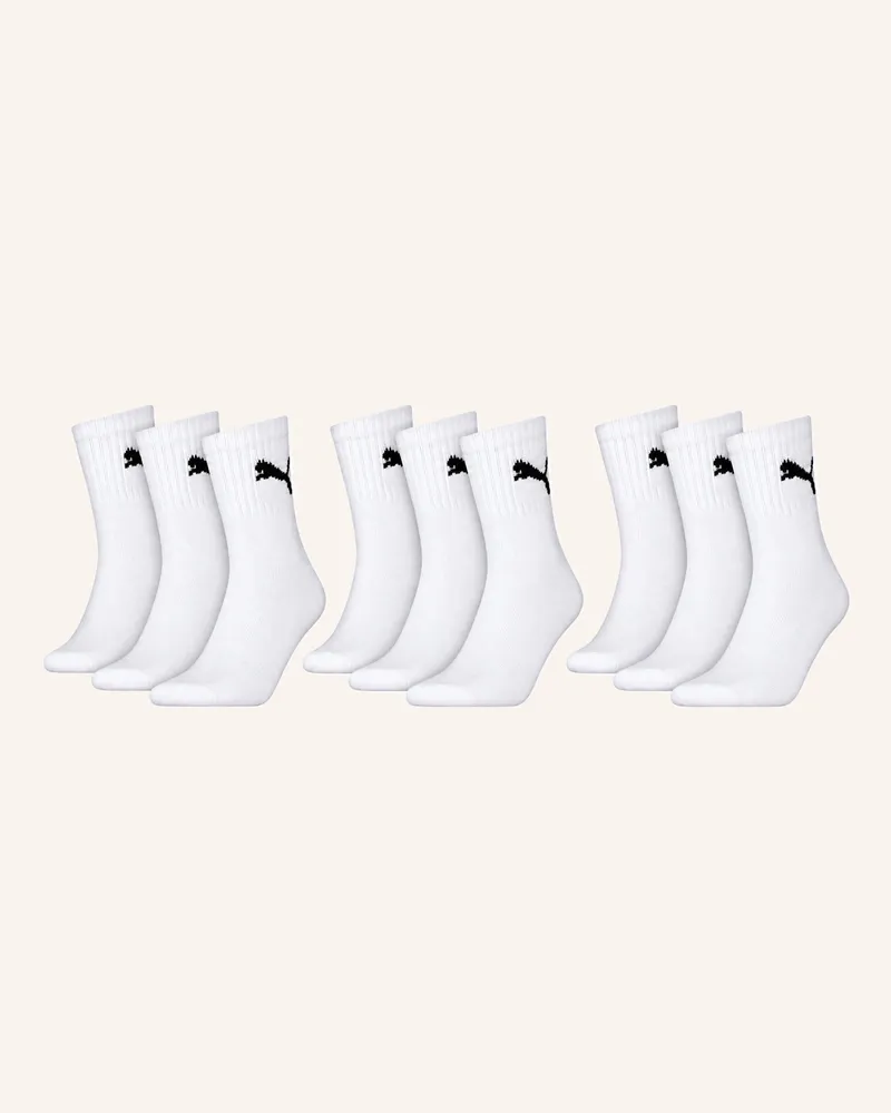 Puma Sportsocken Short Crew 9-Pack weiss Weiss