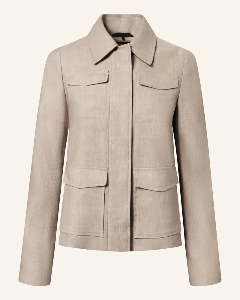 windsor. Overjacket mit Leinen Beige