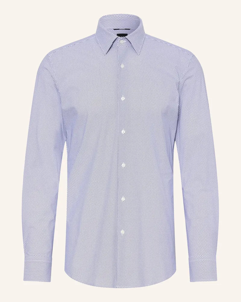 HUGO BOSS Hemd Hank Slim Fit blau Hellblau