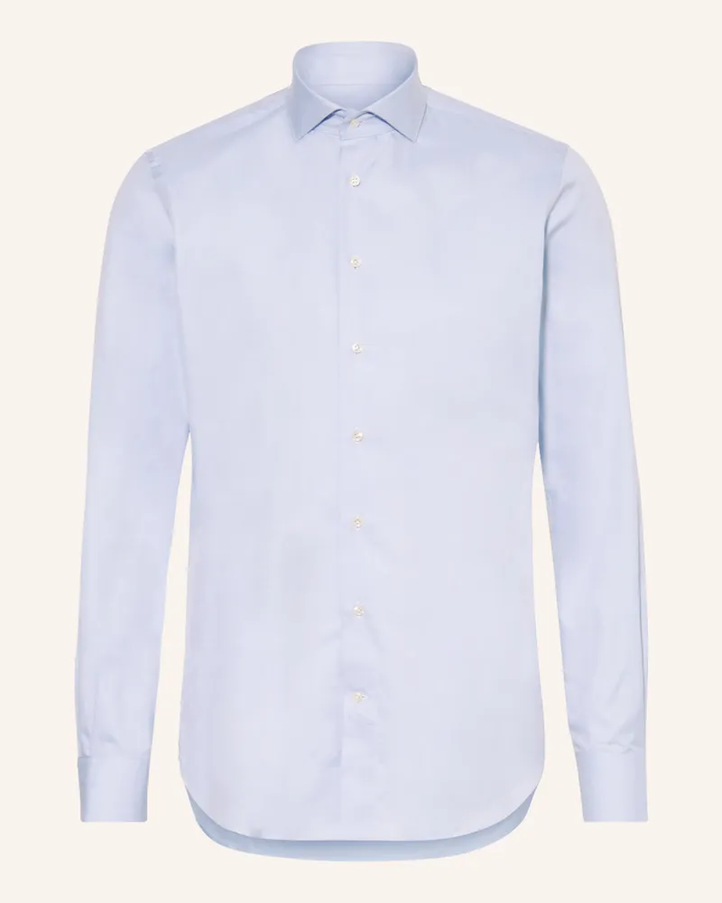 Profuomo Hemd Slim Fit blau Hellblau