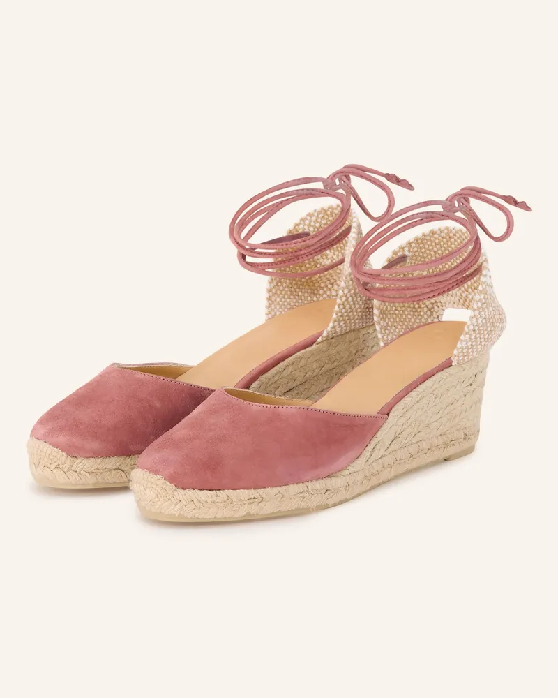 Castañer Wedges Carina rot Altrosa