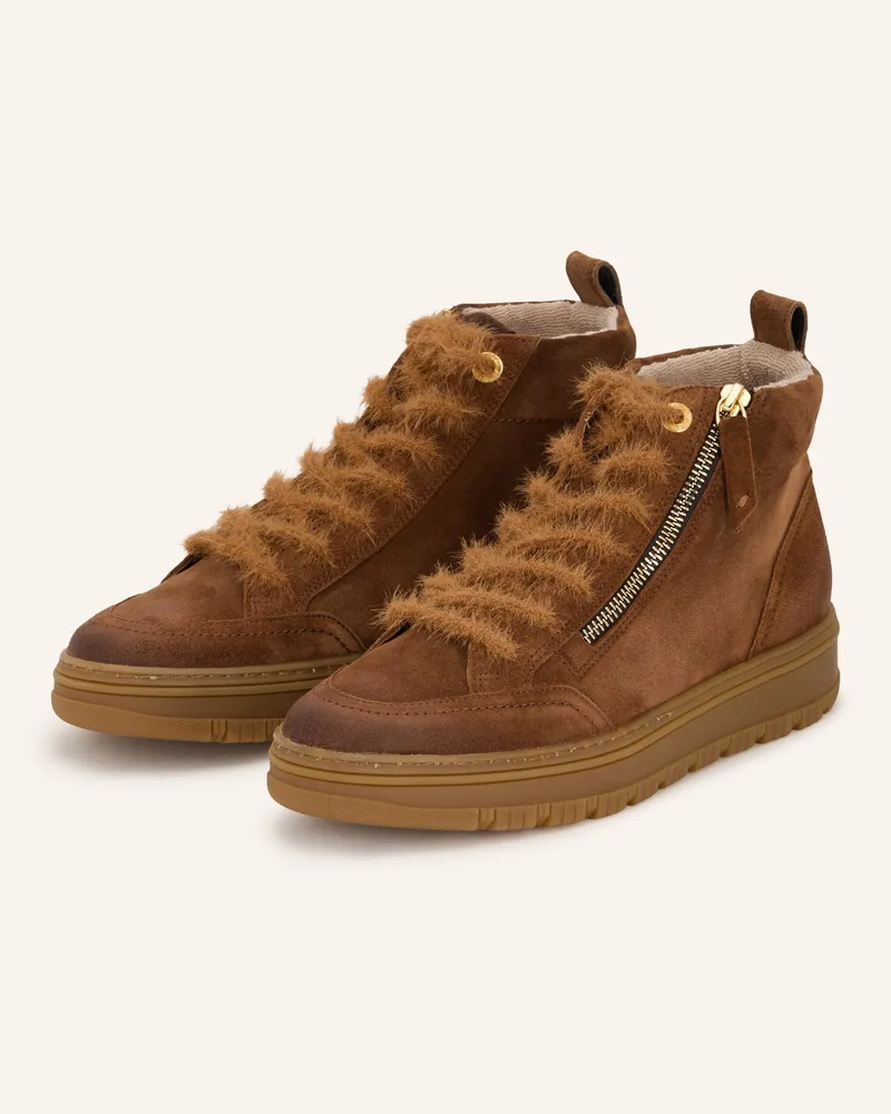 paul green Hightop-Sneaker braun Braun