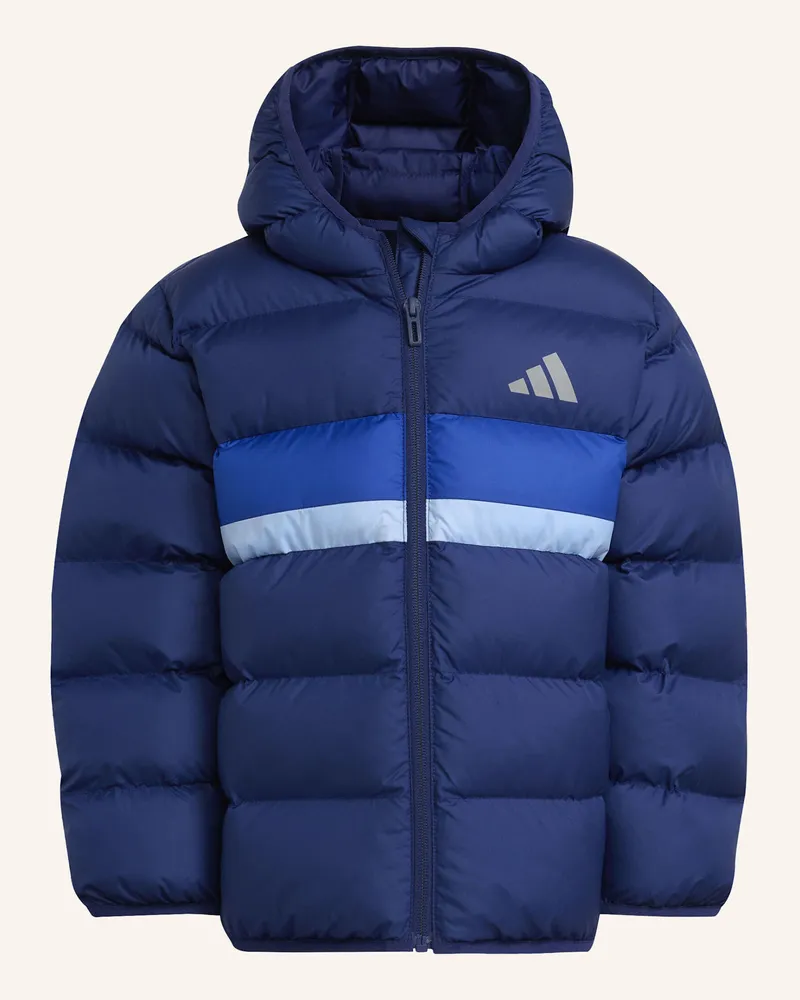adidas KUNSTDAUNEN JACKE KINDER Dunkelblau