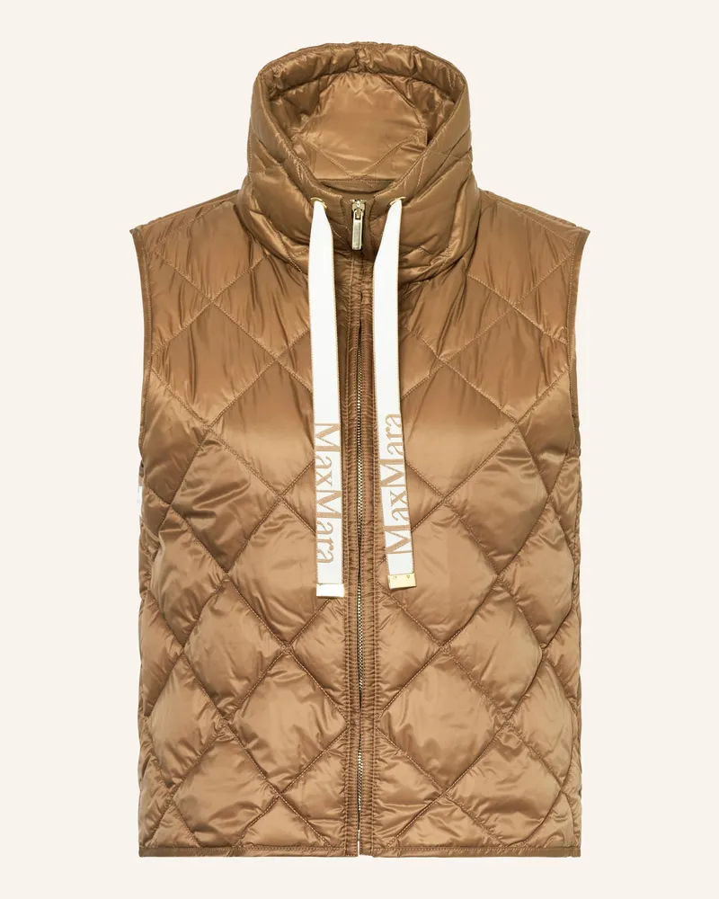 Max Mara Daunenweste Tregic braun Braun