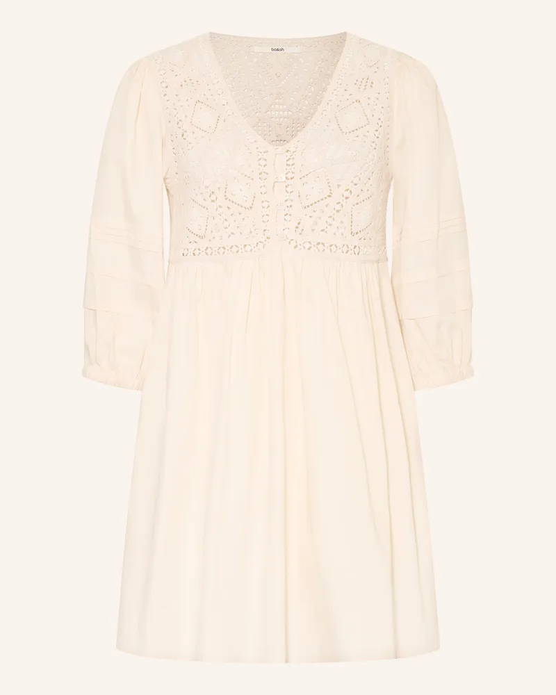 ba&sh Kleid Sonia Mit 3/4-Arm weiss Ecru