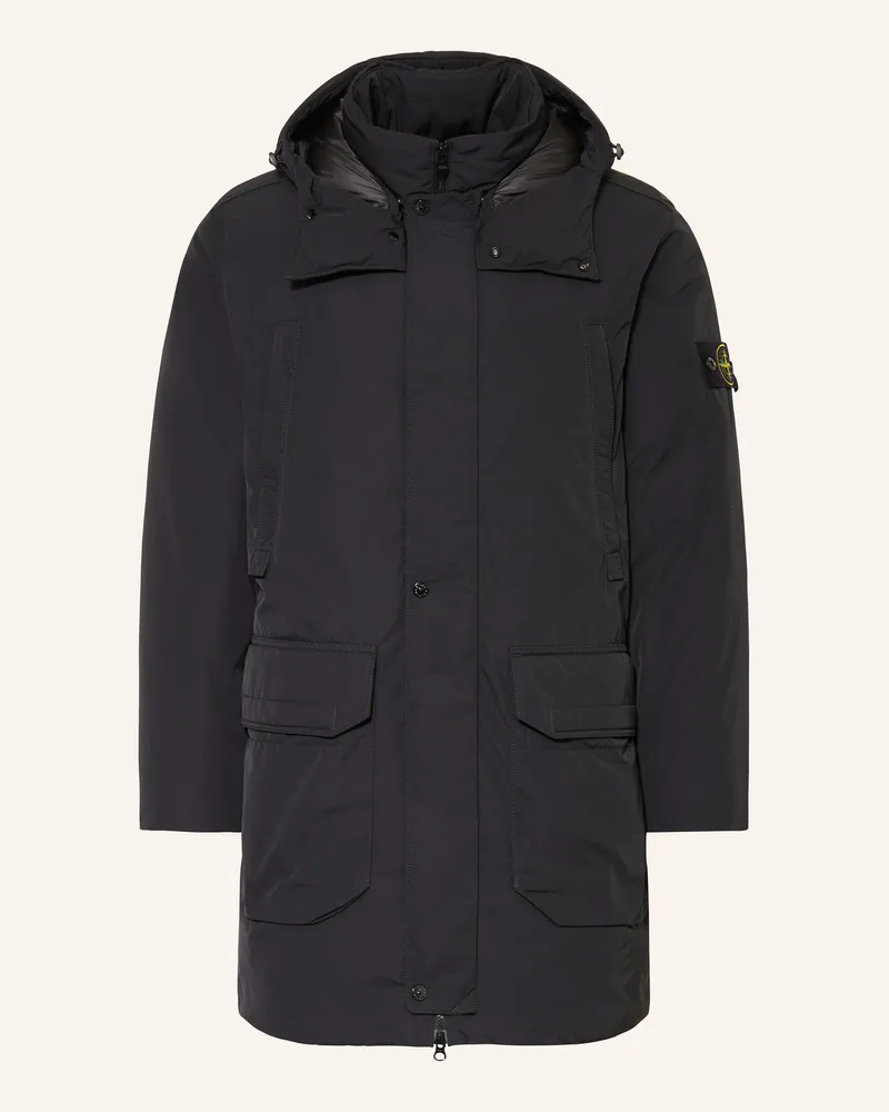 Stone Island Daunenparka Schwarz