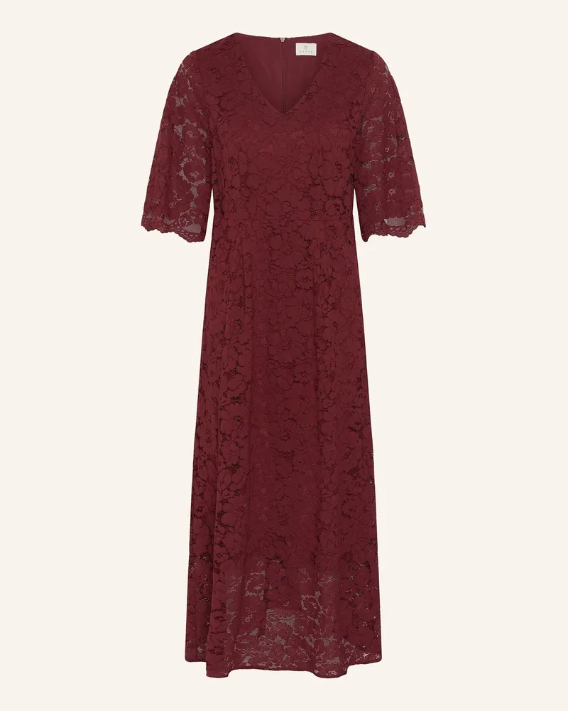 Kaffe Maxikleid Kasita rot Dunkelrot