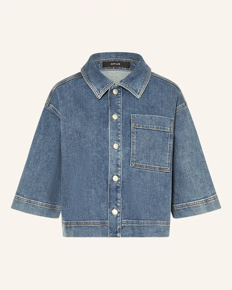OPUS Jeansbluse FEMSE Blau