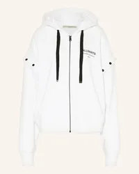 AllSaints Oversized-Sweatjacke OMNIUM AMPHIA mit abnehmbaren Weiss