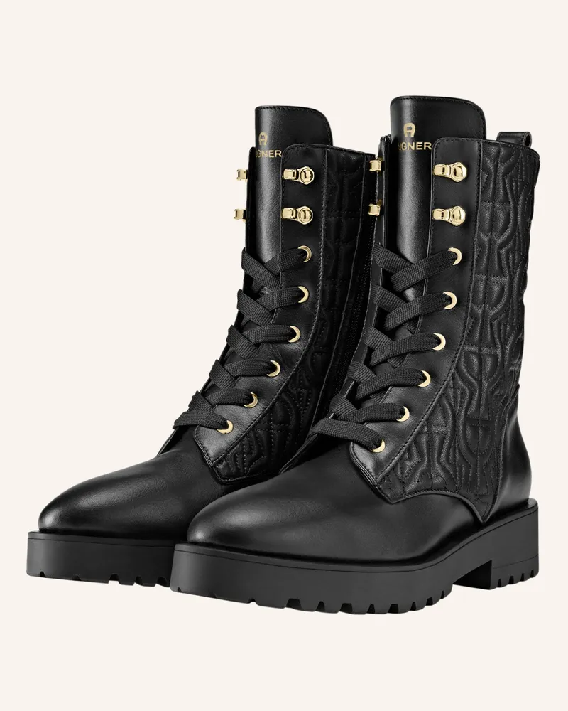 Aigner lace bootie AVA 34B Schwarz