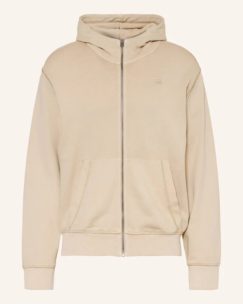 G-STAR RAW Sweatjacke beige Hellbraun