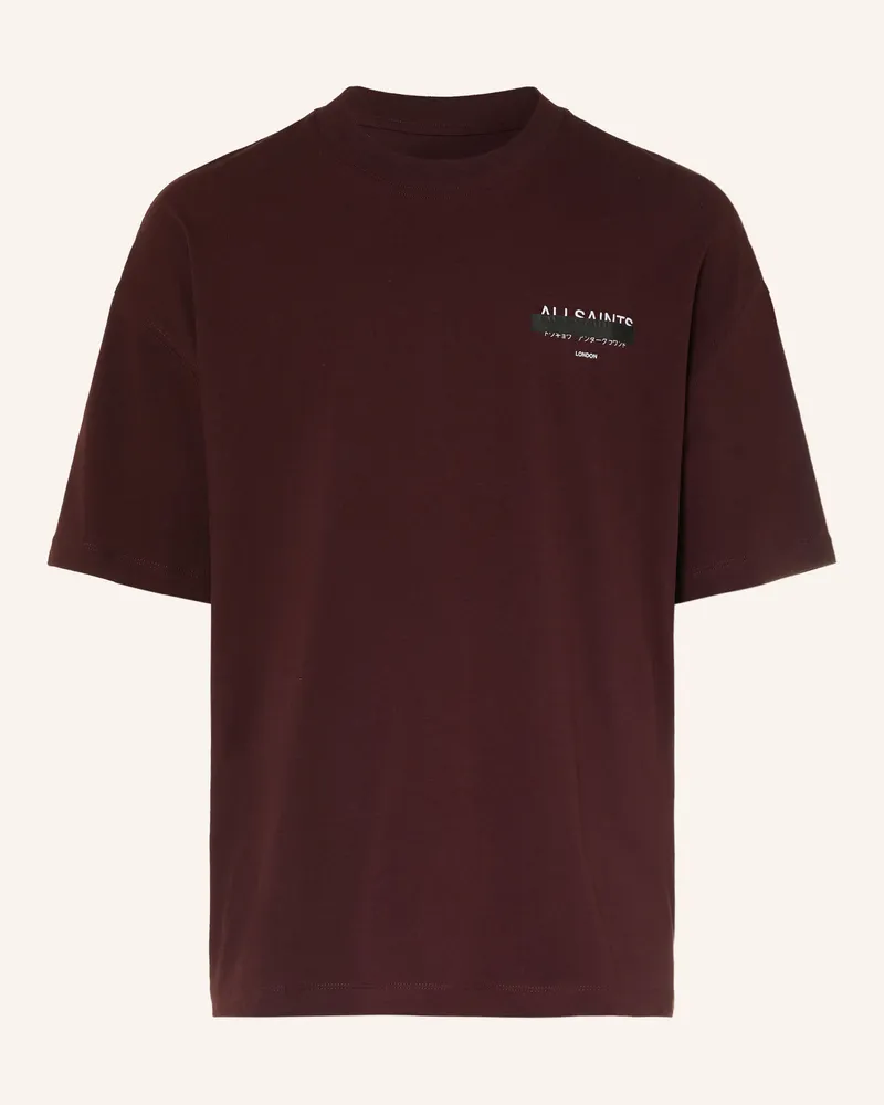 AllSaints T-Shirt Redact rot Dunkelrot