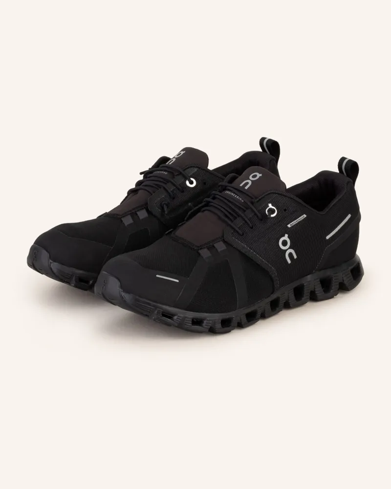ON Sneaker CLOUD 5 WATERPROOF Schwarz