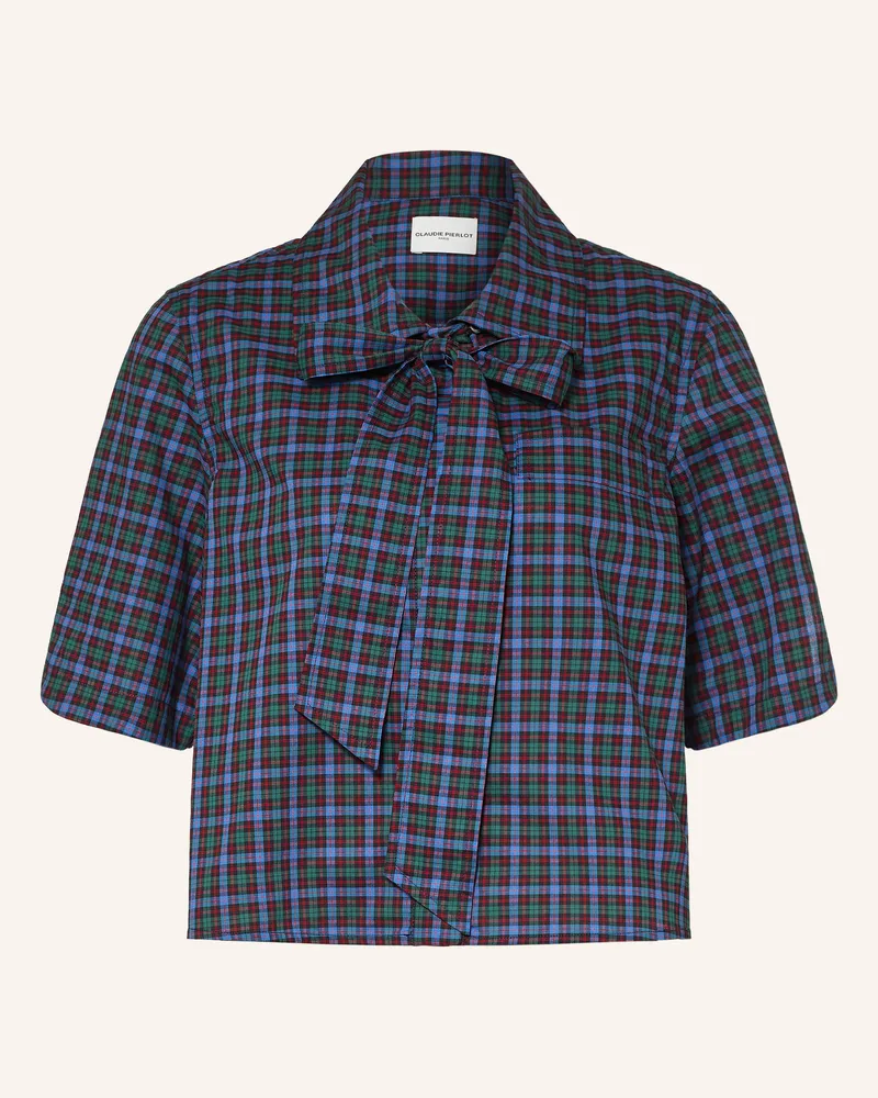 Claudie Pierlot Hemdbluse Mit Abnehmbarer Schluppe blau Blau