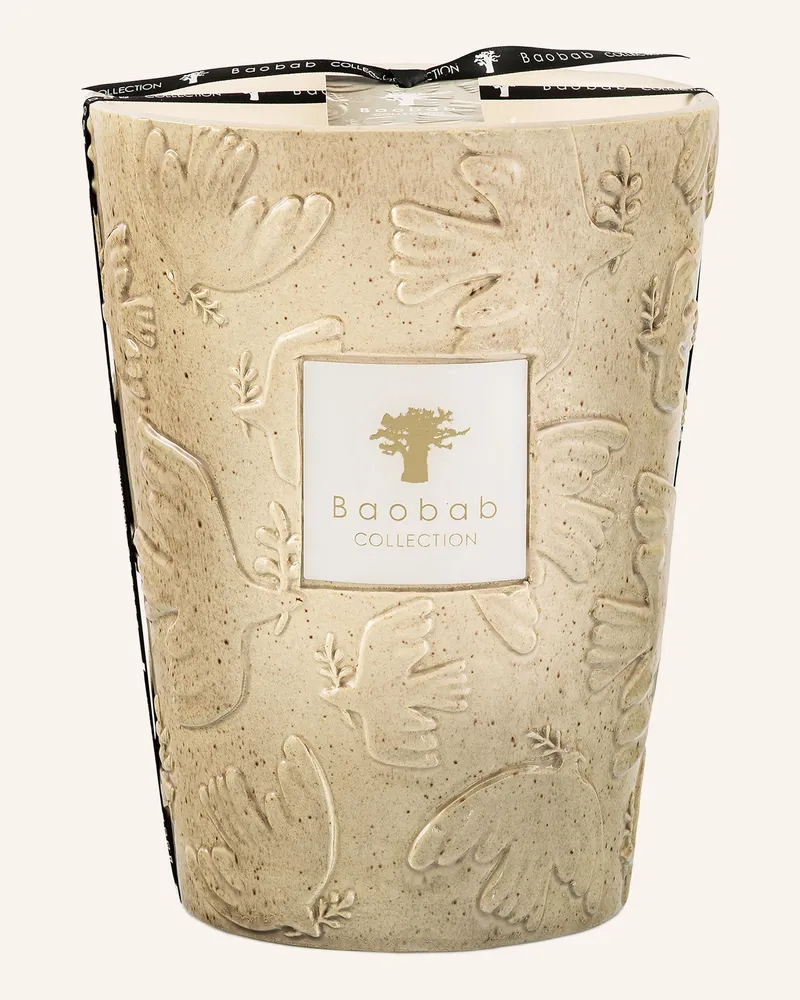 Baobab Collection Duftkerze Paz Paloma weiss Beige