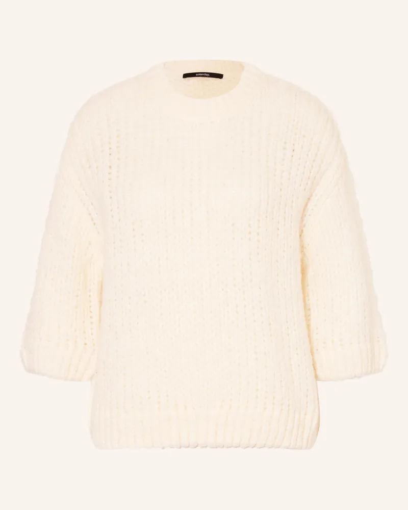someday. Strickshirt Tariah Mit Alpaka Und 3/4-Arm beige Creme