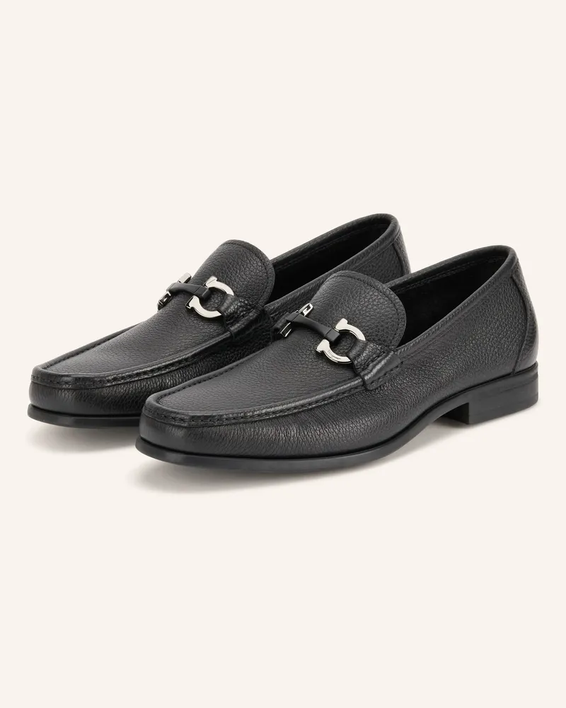 Ferragamo Loafer Grandioso schwarz Schwarz