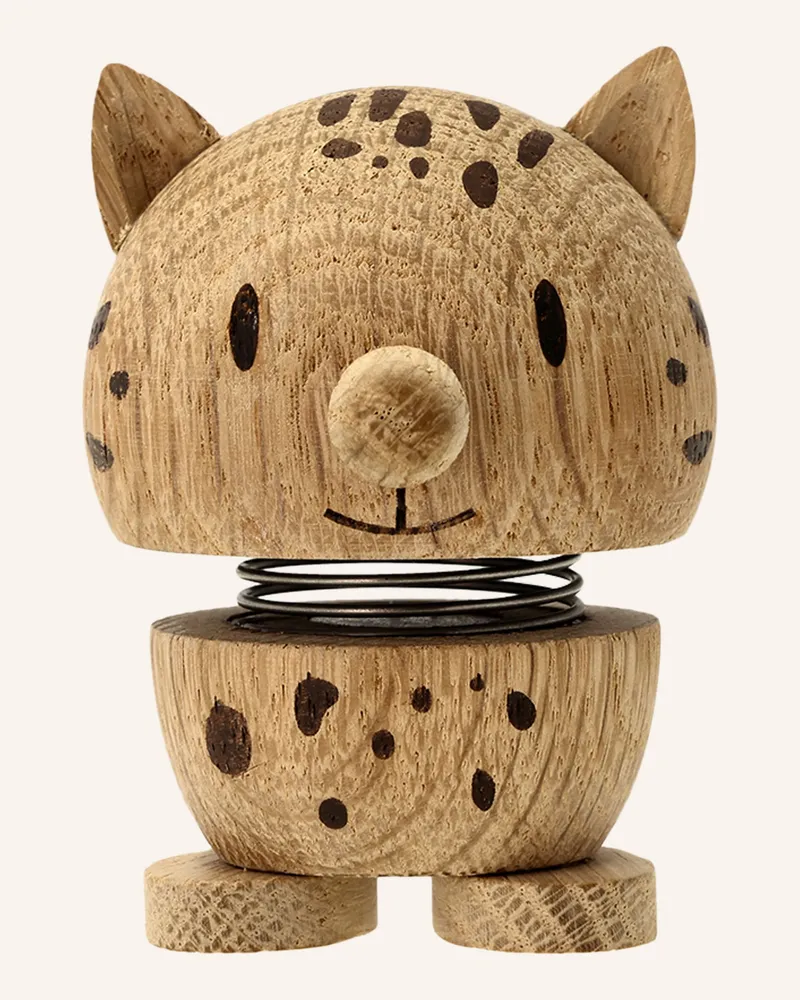 Hoptimist Dekofigur Leopard Small braun Hellbraun