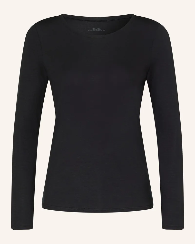 Calida Schlafshirt Favourites Energy schwarz Schwarz
