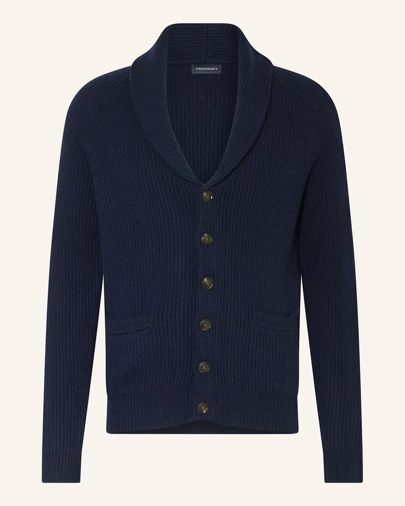 Strokesman's Strickjacke Dunkelblau