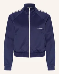 TheJoggConcept Sweatjacke JCSIMA mit Galonstreifen Blau