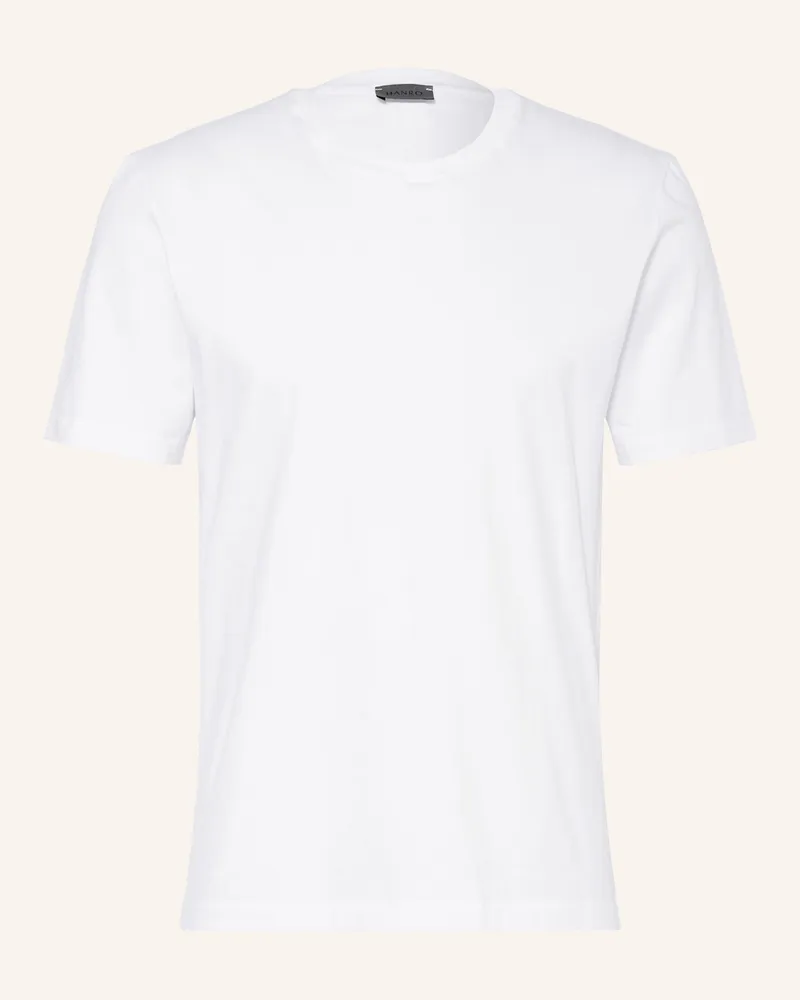 Hanro Schlafshirt Living weiss Weiss