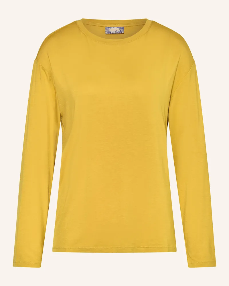 Essenza Schlafshirt DENNA UNI Dunkelgelb