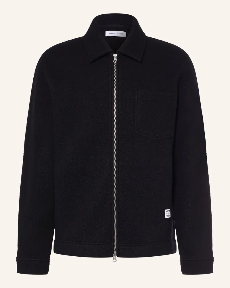 Samsøe & Samsøe Overjacket Hannes schwarz Schwarz