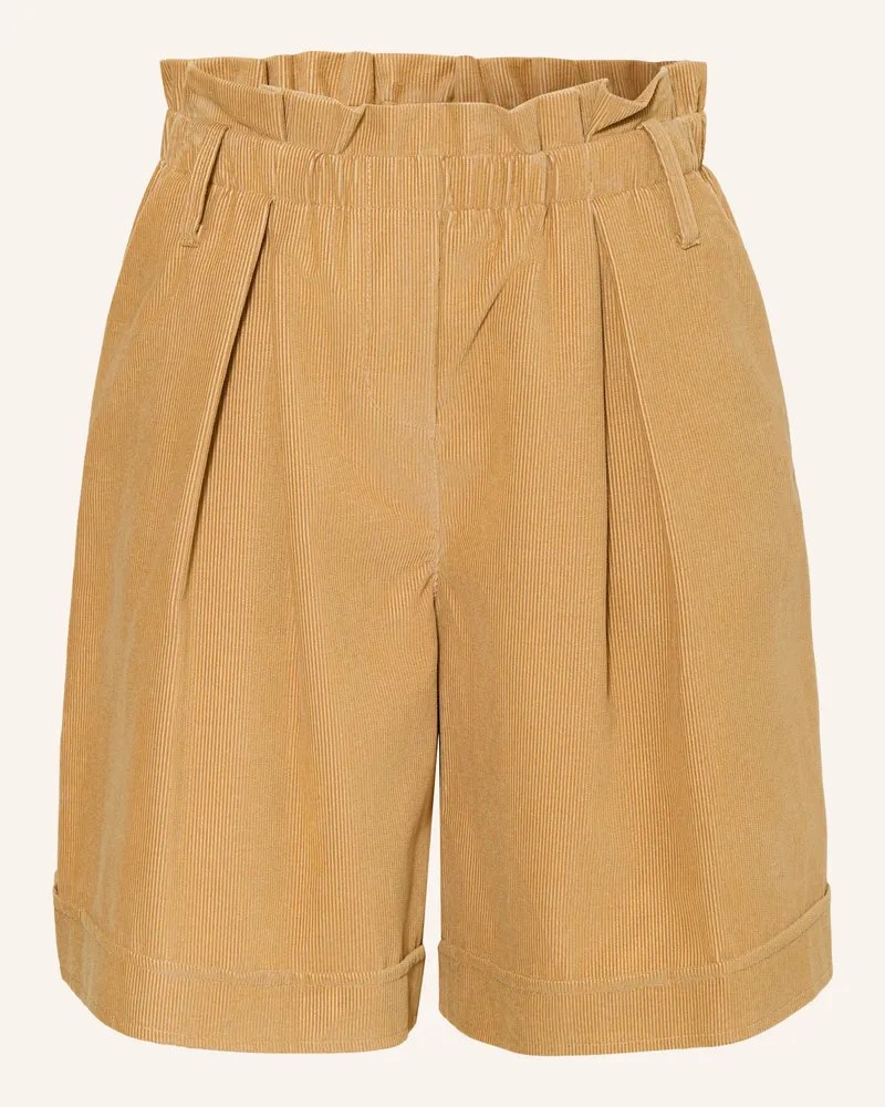 Moncler Cordshorts braun Camel