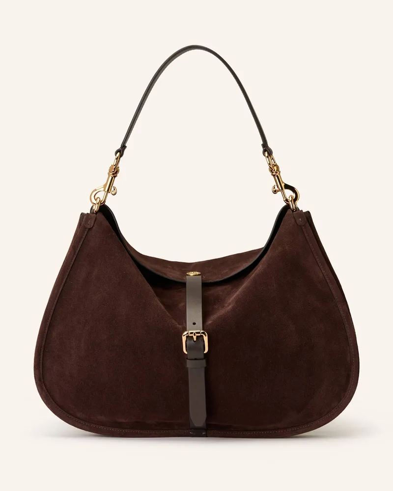 Etro Schultertasche Dunkelbraun