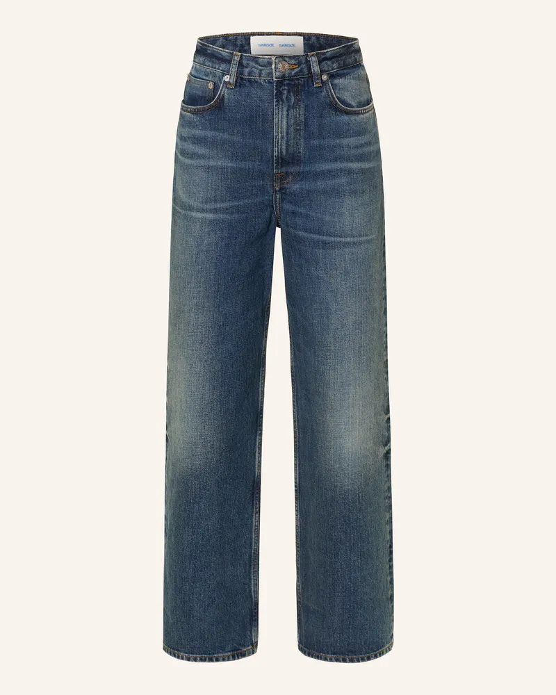 Samsøe & Samsøe Wide Leg Jeans Sashelly blau Blau