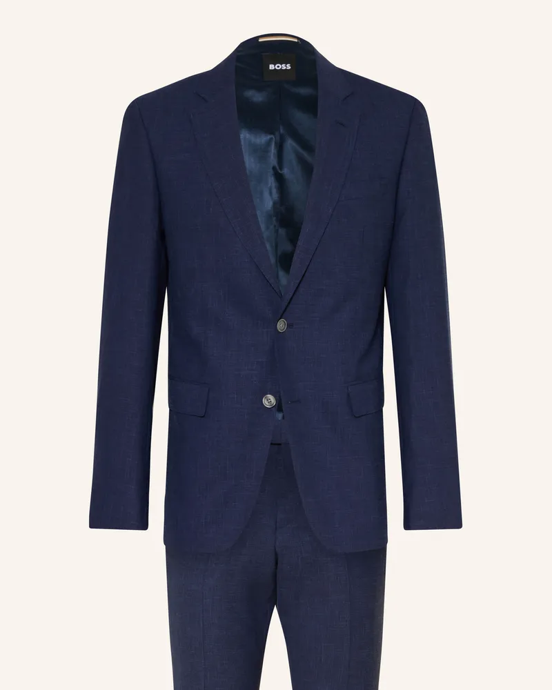 HUGO BOSS Anzug HUGE Slim Fit Dunkelblau