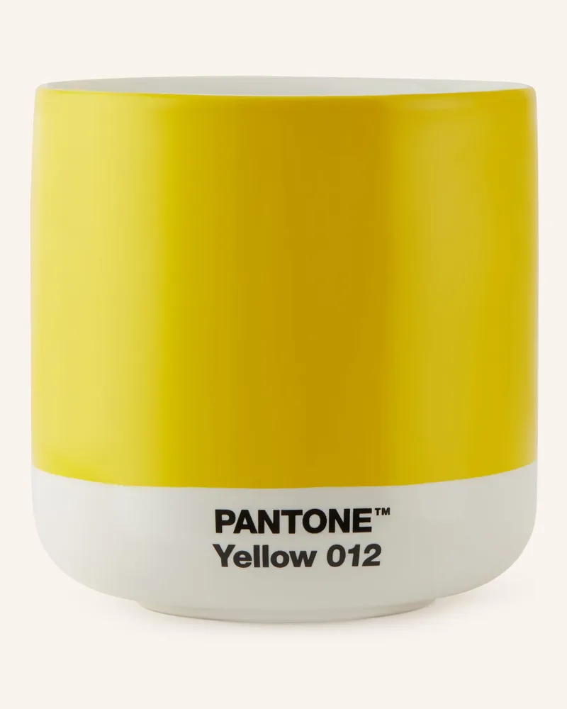 Pantone Universe Latte-Thermobecher gelb Gelb