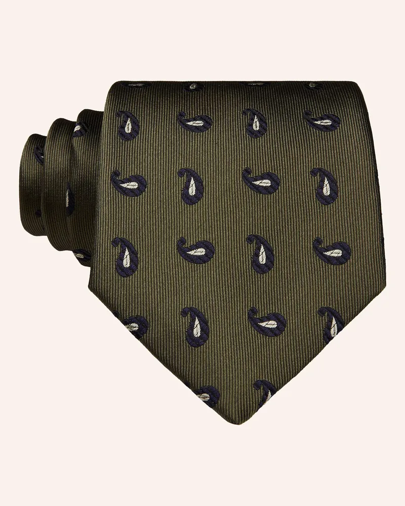 JOOP! Krawatte gruen Dunkelgrün