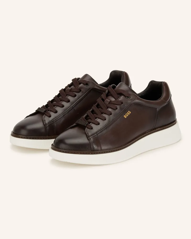 HUGO BOSS Sneaker Bulton braun Dunkelbraun