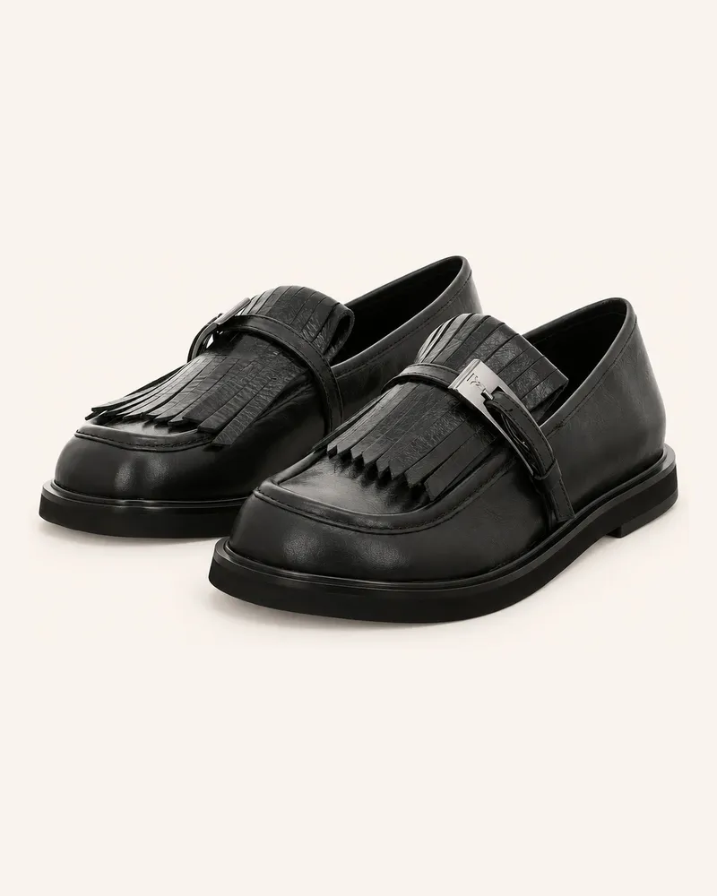Thea Mika Loafer Odelia Nero schwarz Schwarz