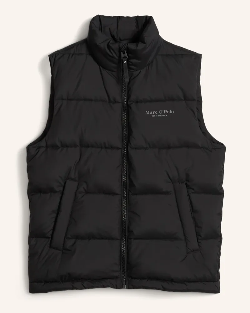 Marc O'Polo Steppweste schwarz Schwarz