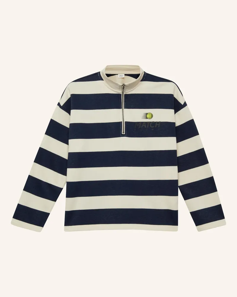 S.Oliver Sweatshirt blau Blau