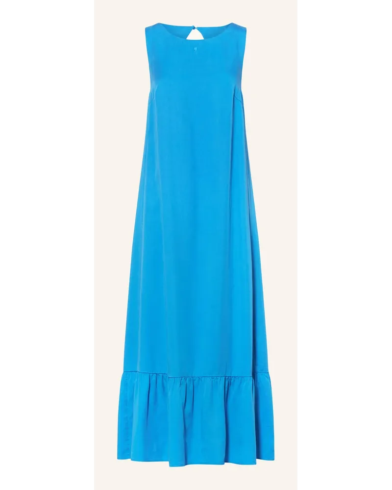 COMMA Kleid mit Cut-out Blau