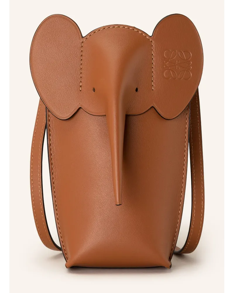 Loewe Umhängetasche ELEPHANT POCKET Braun