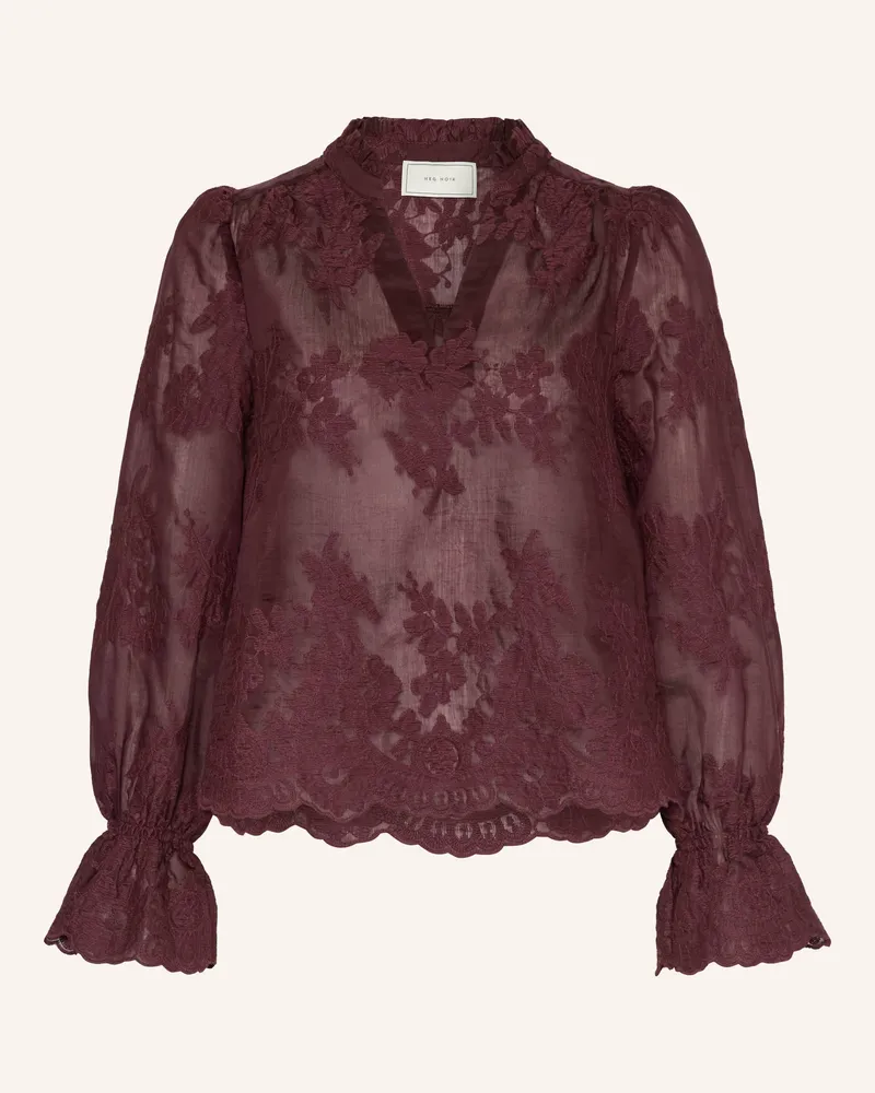 Neo Noir Bluse Amara rot Dunkelrot
