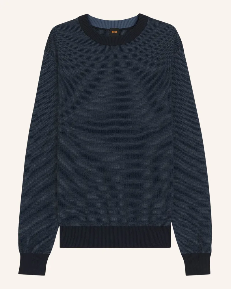 HUGO BOSS Pullover KLAPOK Regular Fit Dunkelblau