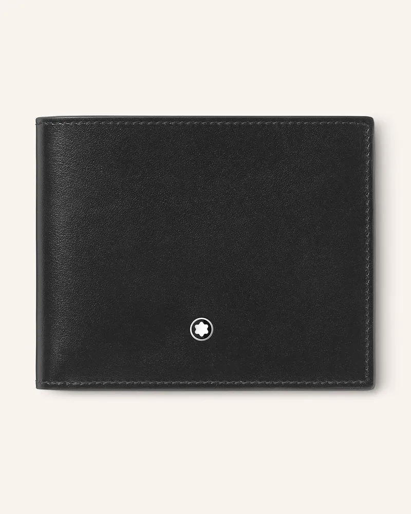 Montblanc Geldbörse Meisterstück schwarz Schwarz