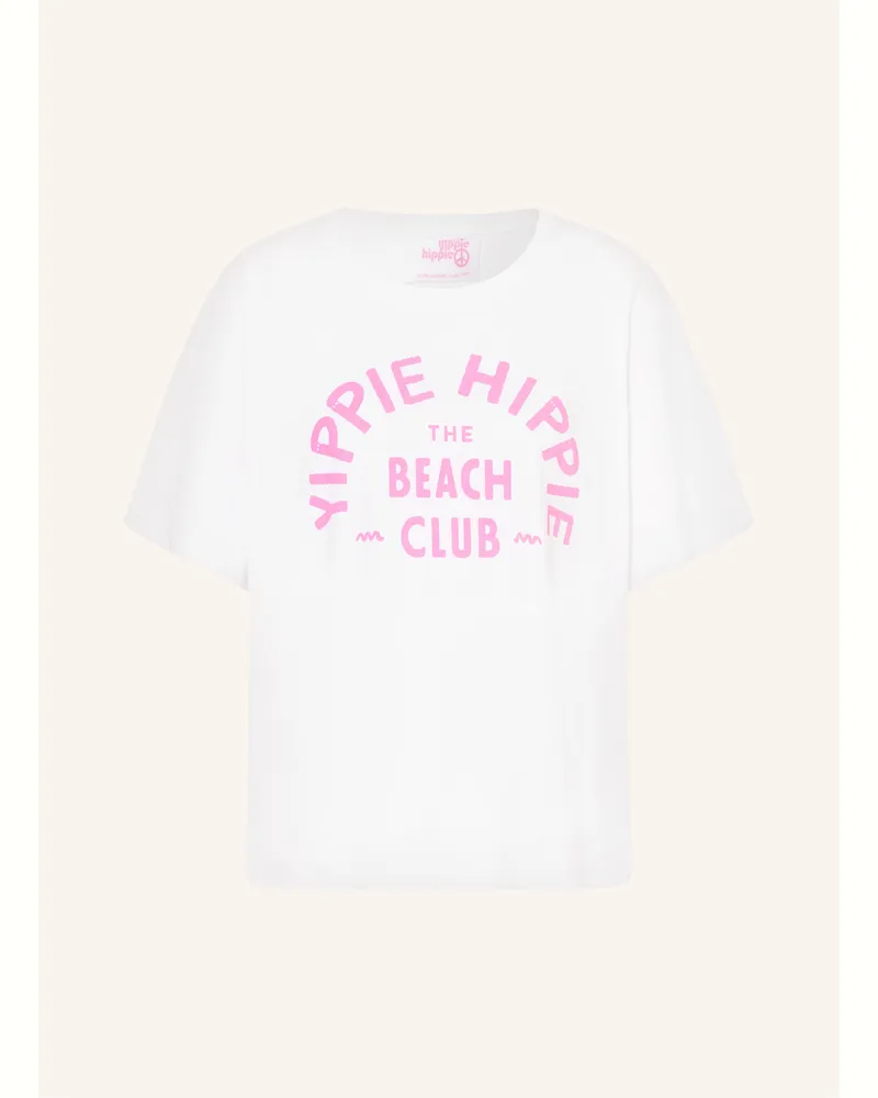 Yippie Hippie T-Shirt weiss Weiss