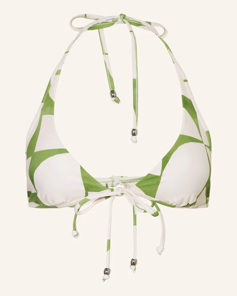 Seafolly Australia Neckholder-Bikini-Top SUNRAY Hellgrün
