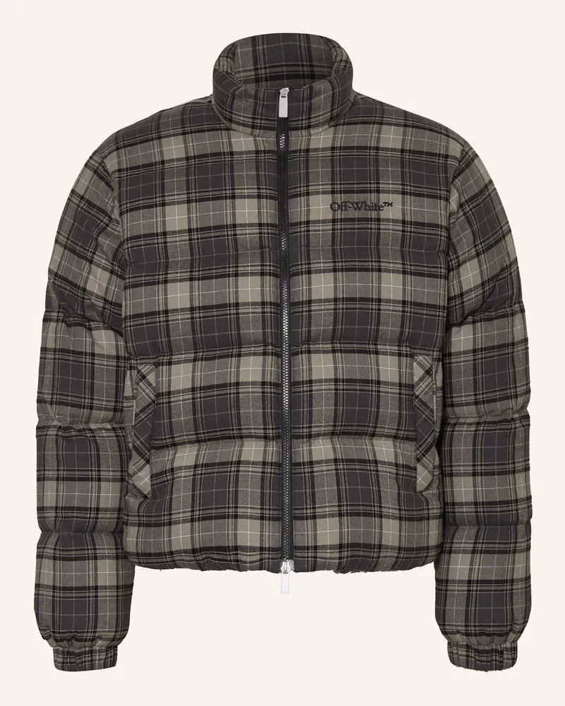 OFF-WHITE Daunenjacke grau Dunkelgrau
