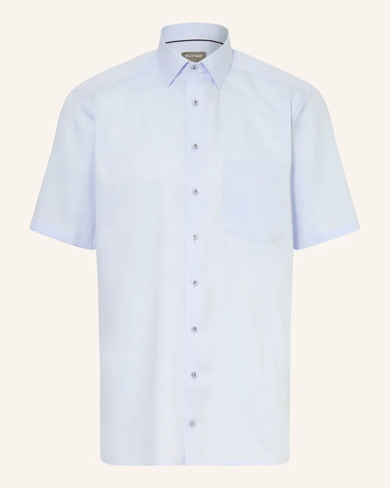 Olymp Kurzarm-Hemd Luxor Comfort Fit blau Hellblau